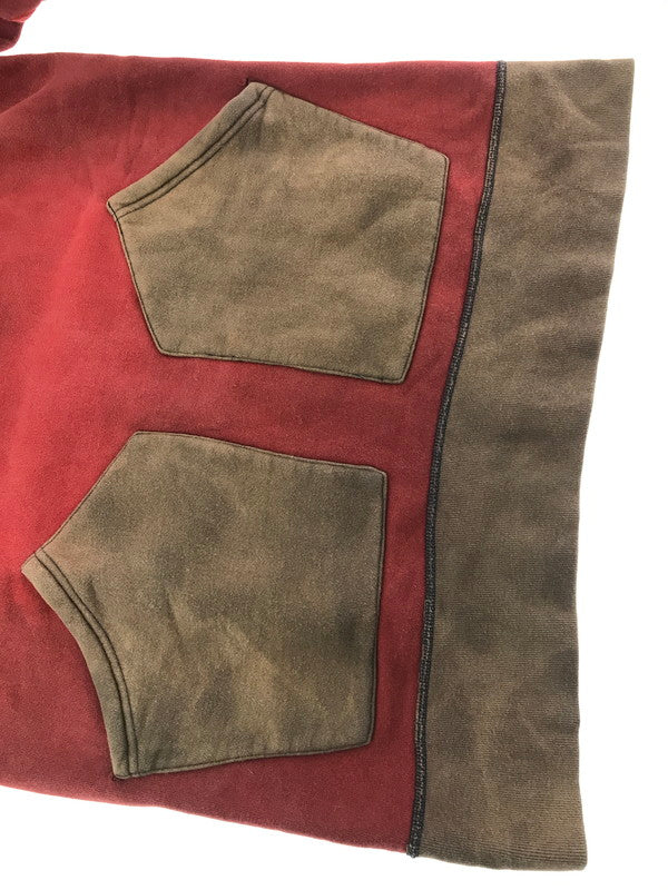【現状渡し品】【メンズ】 STUDIO D'ARTISAN ステュディオ・ダ・ルチザン HOODIE RED 後付け フーディー パーカー 長袖 トップス 145-260906-rt-12-tagh サイズ：S カラー：レッド 万代Net店