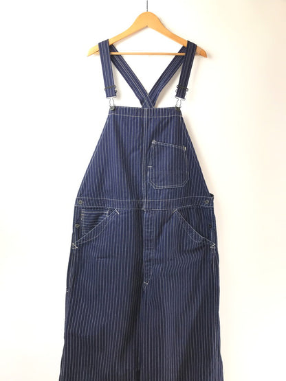 【中古品】【メンズ】 FREEWHEELERS UNION SPECIAL OVERALLS フリーホイラーズ BIB OVERALLS INDIGO STRIPE ビブ オーバーオール 156-260913-rt-09-tagh サイズ：36×34 カラー：インディゴ 万代Net店