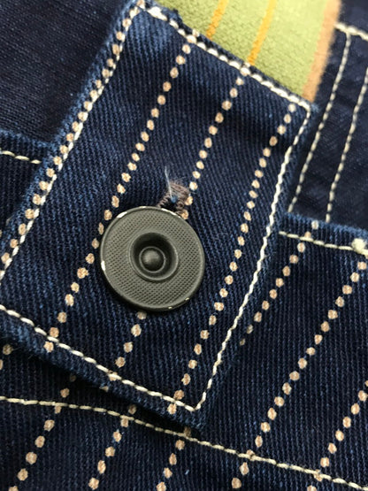 【中古品】【メンズ】 FREEWHEELERS UNION SPECIAL OVERALLS フリーホイラーズ BIB OVERALLS INDIGO STRIPE ビブ オーバーオール 156-260913-rt-09-tagh サイズ：36×34 カラー：インディゴ 万代Net店
