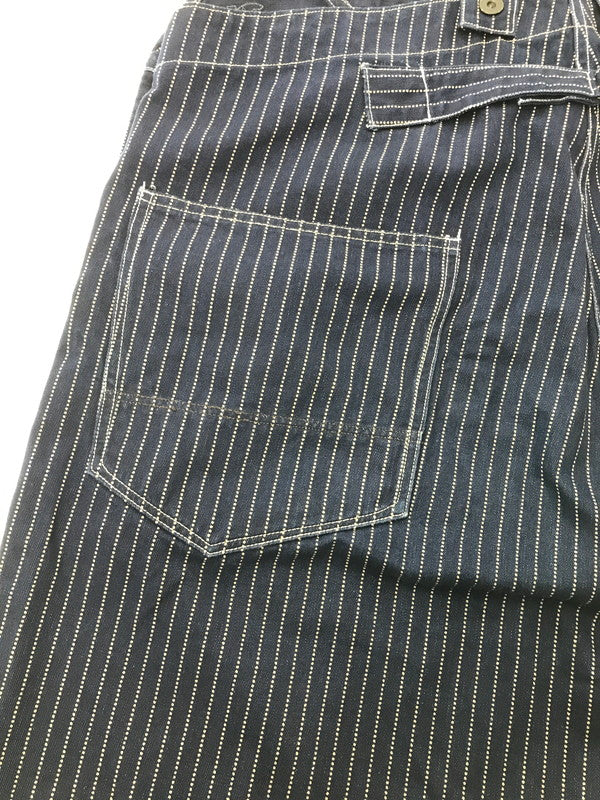 【中古品】【メンズ】 FREEWHEELERS UNION SPECIAL OVERALLS フリーホイラーズ BIB OVERALLS INDIGO STRIPE ビブ オーバーオール 156-260913-rt-09-tagh サイズ：36×34 カラー：インディゴ 万代Net店