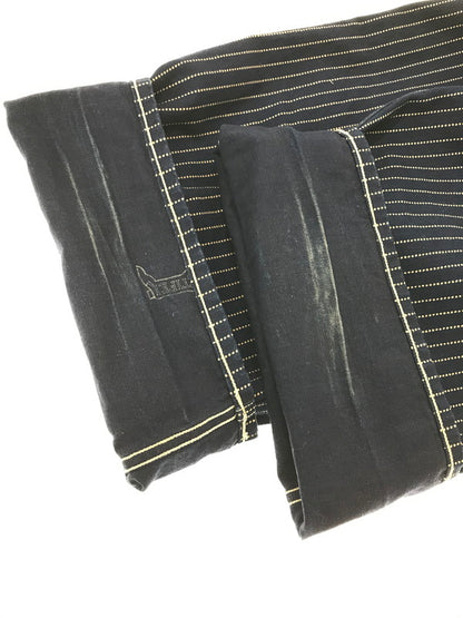 【中古品】【メンズ】 FREEWHEELERS UNION SPECIAL OVERALLS フリーホイラーズ BIB OVERALLS INDIGO STRIPE ビブ オーバーオール 156-260913-rt-09-tagh サイズ：36×34 カラー：インディゴ 万代Net店