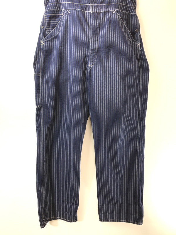 【中古品】【メンズ】 FREEWHEELERS UNION SPECIAL OVERALLS フリーホイラーズ BIB OVERALLS INDIGO STRIPE ビブ オーバーオール 156-260913-rt-09-tagh サイズ：36×34 カラー：インディゴ 万代Net店