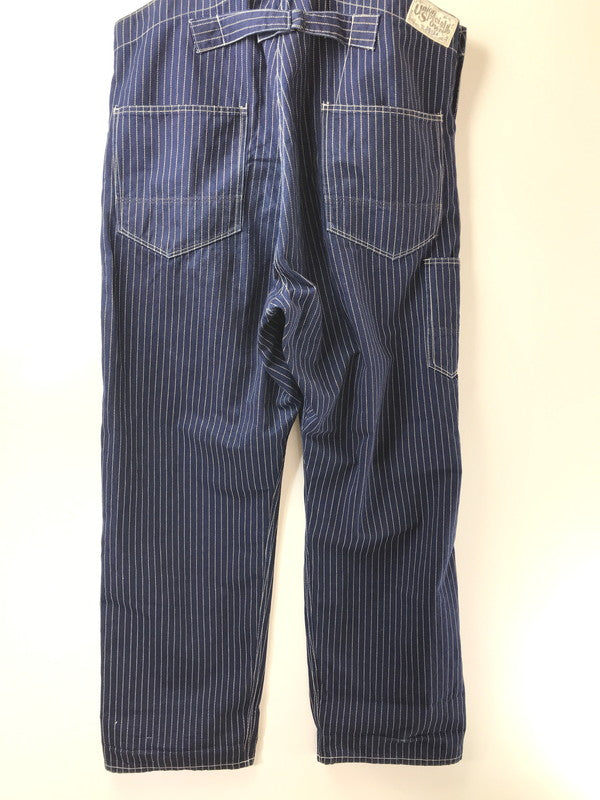 【中古品】【メンズ】 FREEWHEELERS UNION SPECIAL OVERALLS フリーホイラーズ BIB OVERALLS INDIGO STRIPE ビブ オーバーオール 156-260913-rt-09-tagh サイズ：36×34 カラー：インディゴ 万代Net店