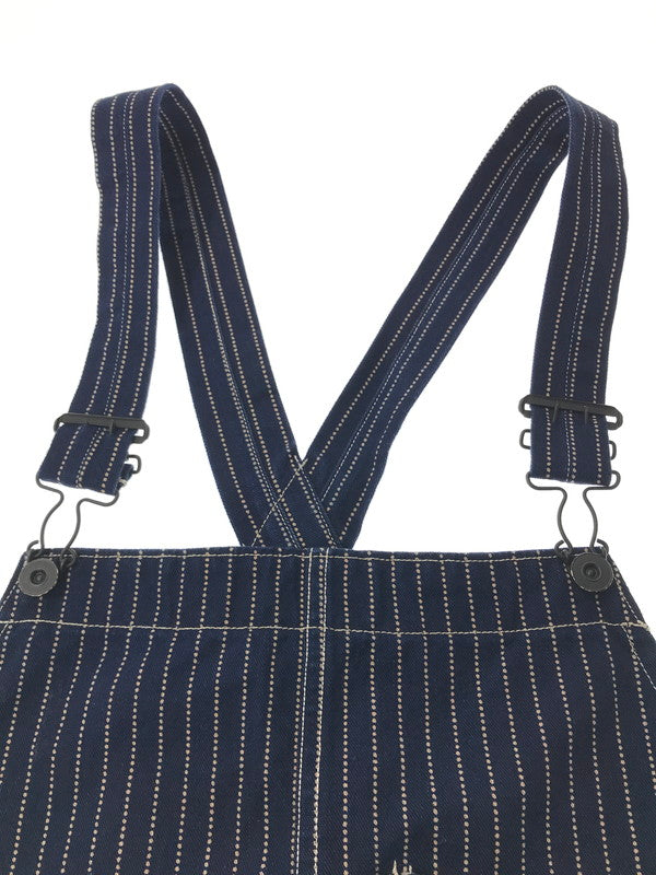 【中古品】【メンズ】 FREEWHEELERS UNION SPECIAL OVERALLS フリーホイラーズ BIB OVERALLS INDIGO STRIPE ビブ オーバーオール 156-260913-rt-09-tagh サイズ：36×34 カラー：インディゴ 万代Net店
