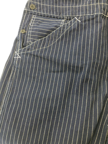 【中古品】【メンズ】 FREEWHEELERS UNION SPECIAL OVERALLS フリーホイラーズ BIB OVERALLS INDIGO STRIPE ビブ オーバーオール 156-260913-rt-09-tagh サイズ：36×34 カラー：インディゴ 万代Net店