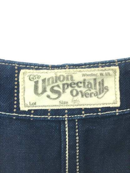 【中古品】【メンズ】 FREEWHEELERS UNION SPECIAL OVERALLS フリーホイラーズ ユニオン スぺシャル CONDUCTOR VEST INDIGO WABASH STRIPE 145-260906-rt-08-tagh サイズ：44 カラー：インディゴ 万代Net店
