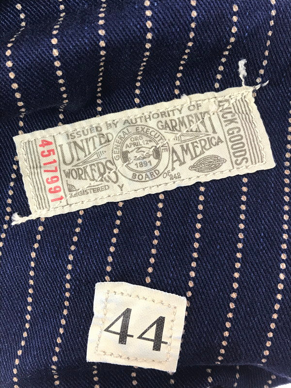 【中古品】【メンズ】 FREEWHEELERS UNION SPECIAL OVERALLS フリーホイラーズ ユニオン スぺシャル CONDUCTOR VEST INDIGO WABASH STRIPE 145-260906-rt-08-tagh サイズ：44 カラー：インディゴ 万代Net店