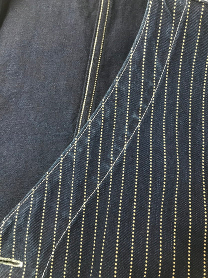 【中古品】【メンズ】 FREEWHEELERS UNION SPECIAL OVERALLS フリーホイラーズ ユニオン スぺシャル CONDUCTOR VEST INDIGO WABASH STRIPE 145-260906-rt-08-tagh サイズ：44 カラー：インディゴ 万代Net店