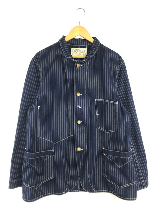 【中古品】【メンズ】 FREEWHEELERS UNION SPECIAL OVERALLS フリーホイラーズ ユニオン スぺシャル CONDUCTOR JACKET INDIGO WABASH STRIPE 145-260906-rt-09-tagh サイズ：44 カラー：インディゴ 万代Net店