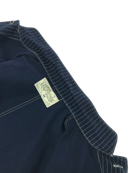 【中古品】【メンズ】 FREEWHEELERS UNION SPECIAL OVERALLS フリーホイラーズ ユニオン スぺシャル CONDUCTOR JACKET INDIGO WABASH STRIPE 145-260906-rt-09-tagh サイズ：44 カラー：インディゴ 万代Net店