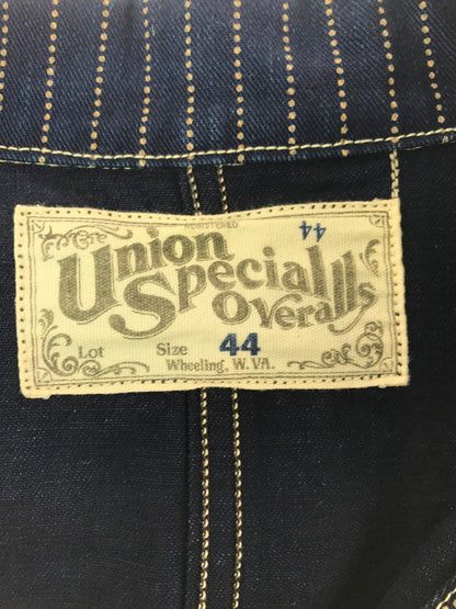 【中古品】【メンズ】 FREEWHEELERS UNION SPECIAL OVERALLS フリーホイラーズ ユニオン スぺシャル CONDUCTOR JACKET INDIGO WABASH STRIPE 145-260906-rt-09-tagh サイズ：44 カラー：インディゴ 万代Net店