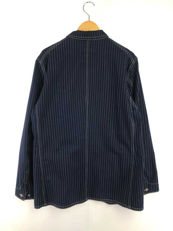【中古品】【メンズ】 FREEWHEELERS UNION SPECIAL OVERALLS フリーホイラーズ ユニオン スぺシャル CONDUCTOR JACKET INDIGO WABASH STRIPE 145-260906-rt-09-tagh サイズ：44 カラー：インディゴ 万代Net店