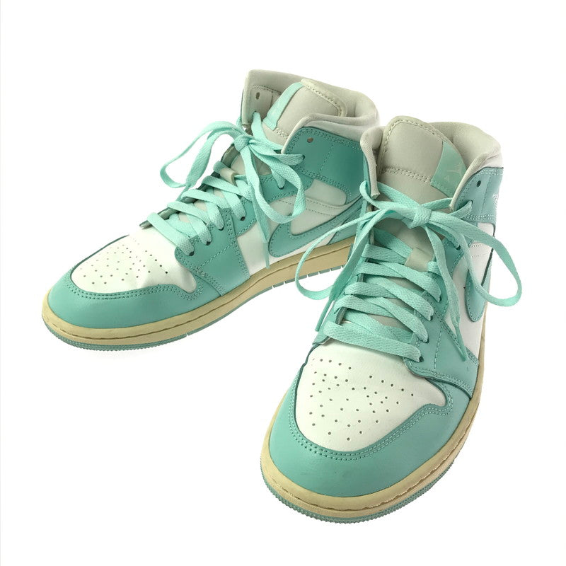 【中古品】【メンズ】 NIKE ナイキ WMNS AIR JORDAN 1 MID BQ6472-132 ウィメンズ エアジョーダン 1 ミッド スニーカー 靴 166-260908-na-04-tagh サイズ：26cm US 9 カラー：SAIL/LIGHT DEW/MUSLIN 万代Net店