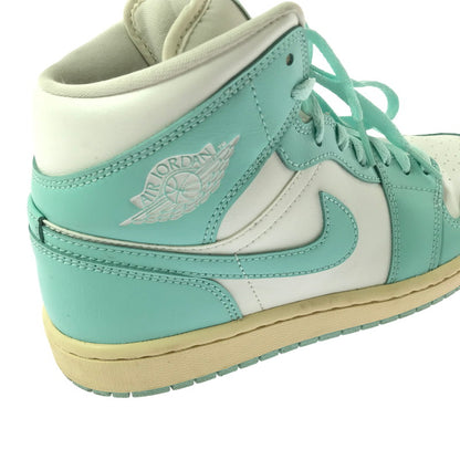 【中古品】【メンズ】 NIKE ナイキ WMNS AIR JORDAN 1 MID BQ6472-132 ウィメンズ エアジョーダン 1 ミッド スニーカー 靴 166-260908-na-04-tagh サイズ：26cm US 9 カラー：SAIL/LIGHT DEW/MUSLIN 万代Net店