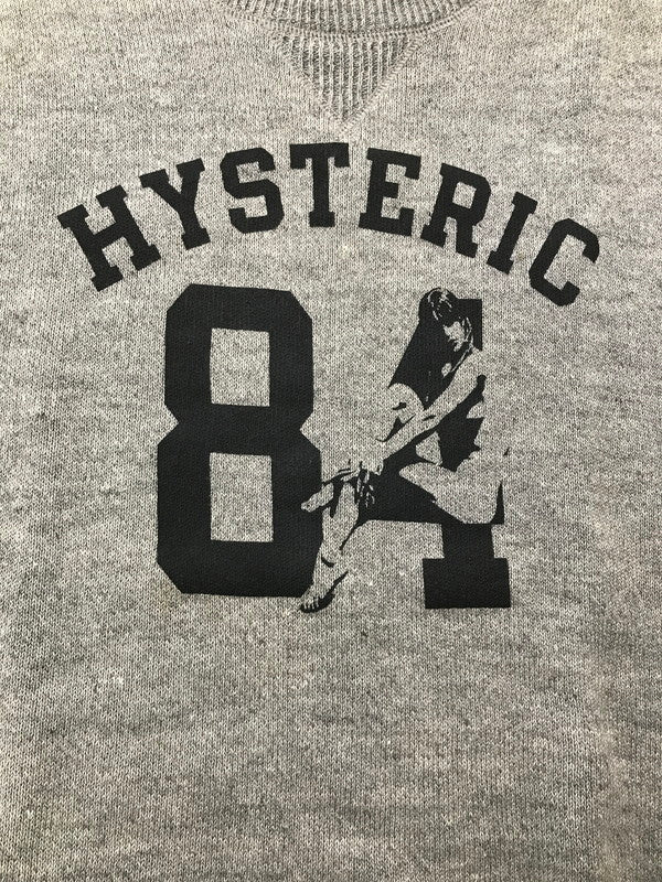 【中古品】【メンズ】 HYSTERIC GLAMOUR ヒステリックグラマー FLANDERS LINEN S/S KNIT GRAY 0261NS04 フランダース リネン ショートスリーブ ニット トップス 140-260904-rt-44-tagh サイズ：L カラー：グレー 万代Net店