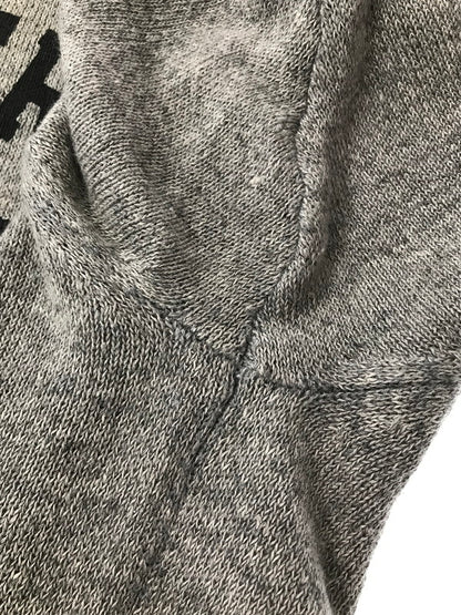 【中古品】【メンズ】 HYSTERIC GLAMOUR ヒステリックグラマー FLANDERS LINEN S/S KNIT GRAY 0261NS04 フランダース リネン ショートスリーブ ニット トップス 140-260904-rt-44-tagh サイズ：L カラー：グレー 万代Net店