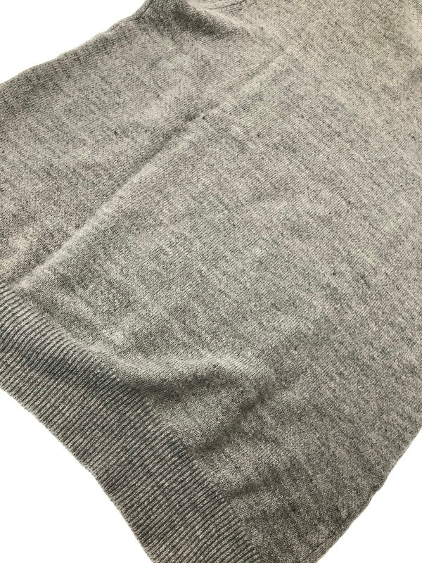 【中古品】【メンズ】 HYSTERIC GLAMOUR ヒステリックグラマー FLANDERS LINEN S/S KNIT GRAY 0261NS04 フランダース リネン ショートスリーブ ニット トップス 140-260904-rt-44-tagh サイズ：L カラー：グレー 万代Net店