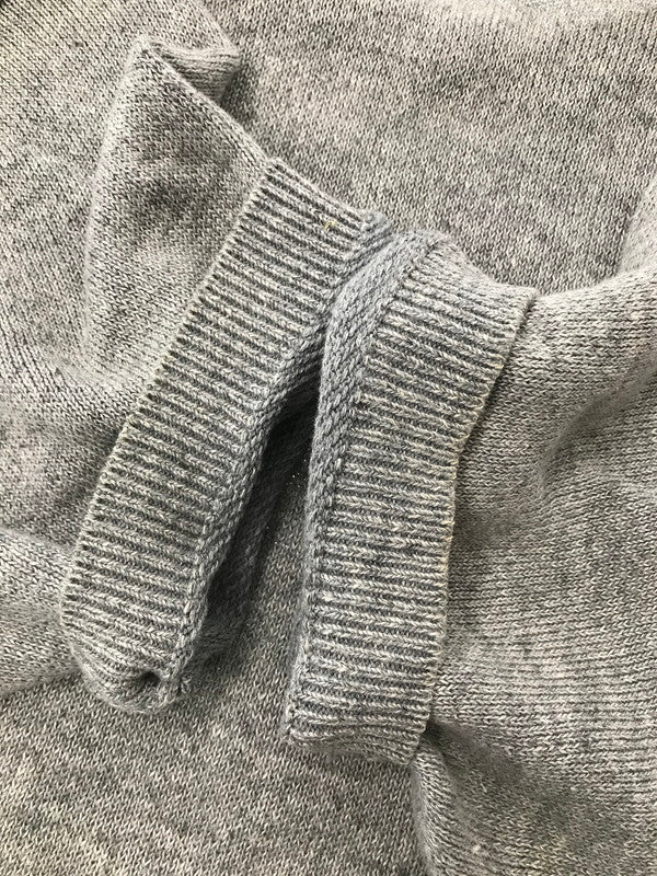 【中古品】【メンズ】 HYSTERIC GLAMOUR ヒステリックグラマー FLANDERS LINEN S/S KNIT GRAY 0261NS04 フランダース リネン ショートスリーブ ニット トップス 140-260904-rt-44-tagh サイズ：L カラー：グレー 万代Net店