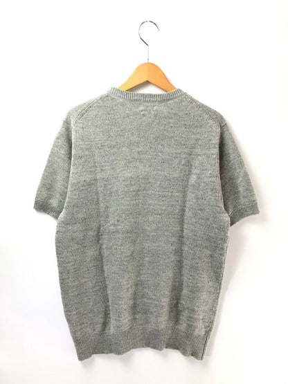 【中古品】【メンズ】 HYSTERIC GLAMOUR ヒステリックグラマー FLANDERS LINEN S/S KNIT GRAY 0261NS04 フランダース リネン ショートスリーブ ニット トップス 140-260904-rt-44-tagh サイズ：L カラー：グレー 万代Net店