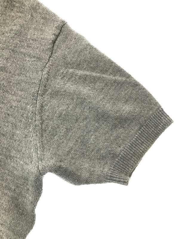【中古品】【メンズ】 HYSTERIC GLAMOUR ヒステリックグラマー FLANDERS LINEN S/S KNIT GRAY 0261NS04 フランダース リネン ショートスリーブ ニット トップス 140-260904-rt-44-tagh サイズ：L カラー：グレー 万代Net店