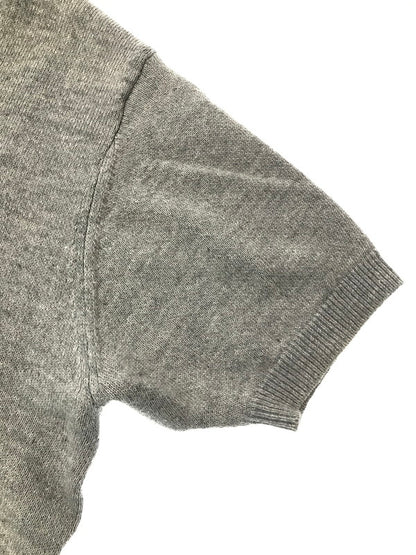 【中古品】【メンズ】 HYSTERIC GLAMOUR ヒステリックグラマー FLANDERS LINEN S/S KNIT GRAY 0261NS04 フランダース リネン ショートスリーブ ニット トップス 140-260904-rt-44-tagh サイズ：L カラー：グレー 万代Net店