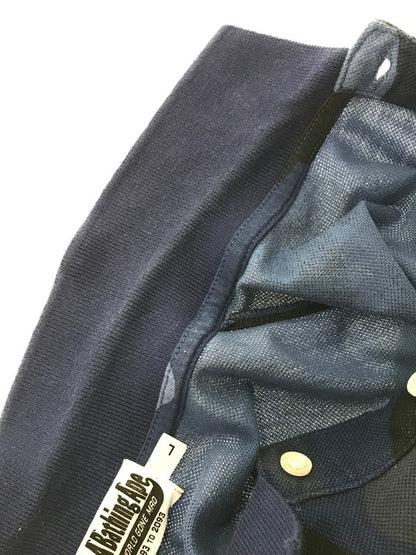 【中古品】【メンズ】 A BATHING APE アベイシングエイプ CAMO S/S POLO SHIRT 001P0D301009X カモフラ柄 ショートスリーブ ポロシャツ トップス 142-260904-rt-43-tagh サイズ：L カラー：ブルー 万代Net店