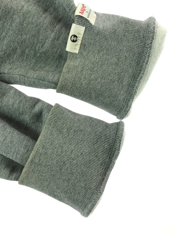 【中古品】【メンズ】 AAPE BY A BATHING APE エーエイプ バイ ア ベイシング エイプ FRONT LOGO HOODIE GRAY ASW2067 フロント ロゴ フーディー パーカー 142-260906-rt-11-tagh サイズ：XL カラー：グレー 万代Net店