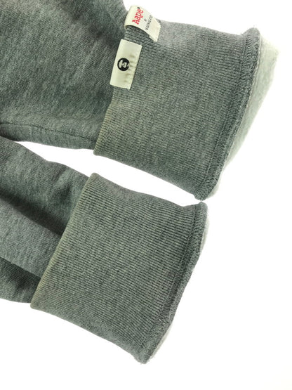 【中古品】【メンズ】 AAPE BY A BATHING APE エーエイプ バイ ア ベイシング エイプ FRONT LOGO HOODIE GRAY ASW2067 フロント ロゴ フーディー パーカー 142-260906-rt-11-tagh サイズ：XL カラー：グレー 万代Net店