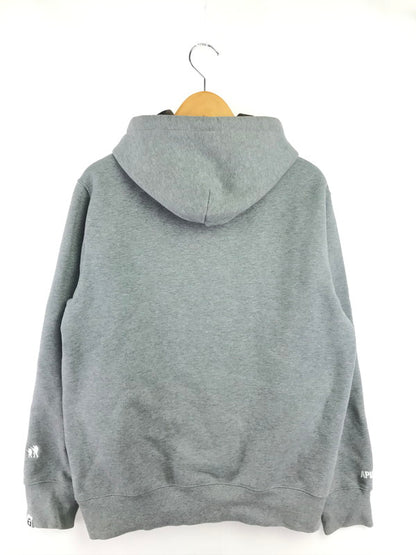【中古品】【メンズ】 AAPE BY A BATHING APE エーエイプ バイ ア ベイシング エイプ FRONT LOGO HOODIE GRAY ASW2067 フロント ロゴ フーディー パーカー 142-260906-rt-11-tagh サイズ：XL カラー：グレー 万代Net店