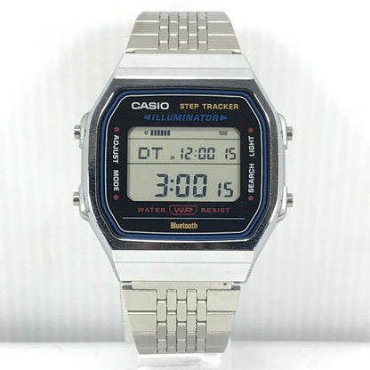 【中古品】【メンズ】 CASIO カシオ CASIO COLLECTION STANDARD ABL-100WE-1AJF カシオ コレクション スタンダード デジタル腕時計 時計 197-260915-ki-05-tagh カラー：シルバー/ブラック 万代Net店