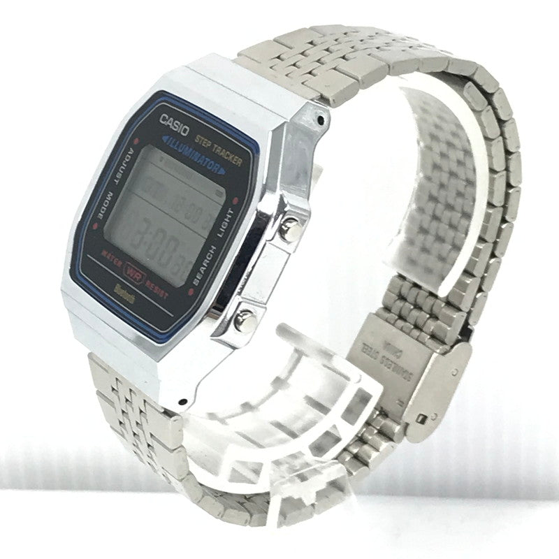 【中古品】【メンズ】 CASIO カシオ CASIO COLLECTION STANDARD ABL-100WE-1AJF カシオ コレクション スタンダード デジタル腕時計 時計 197-260915-ki-05-tagh カラー：シルバー/ブラック 万代Net店