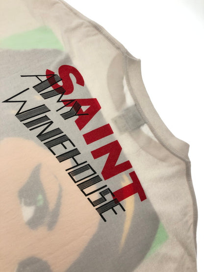 【中古品】【メンズ】 SAINT MICHAEL セント マイケル 26SS AMY SS T-SHIRT BACK TO BLACK SM-MK1-0000-C14 ショートスリーブ Tシャツ トップス 142-260909-rt-02-tagh サイズ：XXL カラー：ホワイト 万代Net店