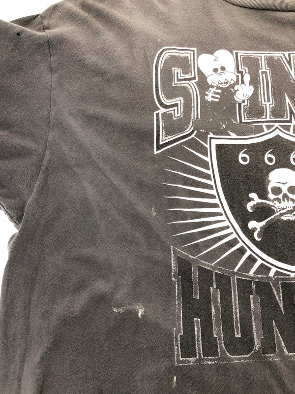 【中古品】【メンズ】 SAINT MICHAEL セント マイケル × BOUNTY HUNTER バウンティーハンター 26SS SAINTY HUNTER BH SS T-SHIRT SM-MK8-0000-C29 142-260909-rt-03-tagh サイズ：XXL カラー：ブラック 万代Net店