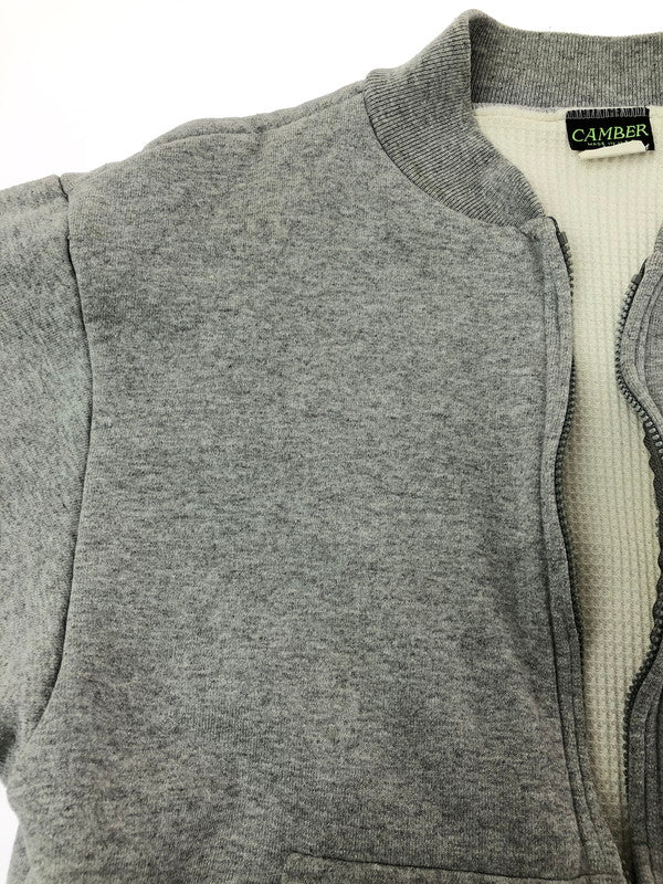 【現状渡し品】【メンズ】 CAMBER キャンバー THERMAL LINED HEAVYWEIGHT KNIT COLLAR サーマル ヘビーウエイト ニット カラー ジャケット 146-260912-na-27-tagh サイズ：M カラー：グレー 万代Net店