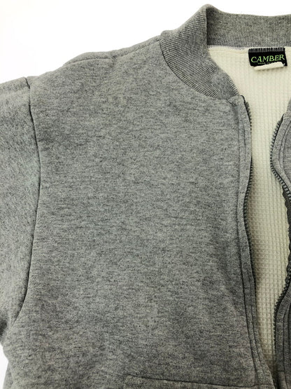 【現状渡し品】【メンズ】 CAMBER キャンバー THERMAL LINED HEAVYWEIGHT KNIT COLLAR サーマル ヘビーウエイト ニット カラー ジャケット 146-260912-na-27-tagh サイズ：M カラー：グレー 万代Net店