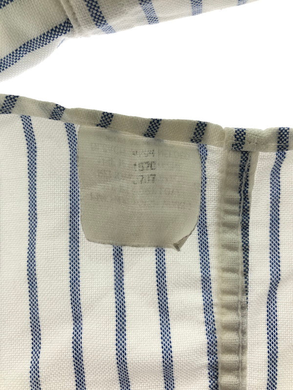 【中古品】【メンズ】 L.L.BEAN エルエルビーン 90'S USA製 L/S BD STRIPE SHIRT 90年代 ボタンダウン ストライプシャツ 長袖シャツ 146-260912-na-28-tagh サイズ：16 1/2 - 32 カラー：ホワイト/ブルー 万代Net店