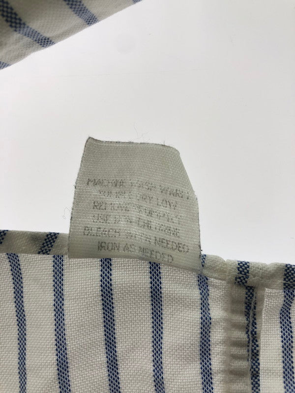 【中古品】【メンズ】 L.L.BEAN エルエルビーン 90'S USA製 L/S BD STRIPE SHIRT 90年代 ボタンダウン ストライプシャツ 長袖シャツ 146-260912-na-28-tagh サイズ：16 1/2 - 32 カラー：ホワイト/ブルー 万代Net店