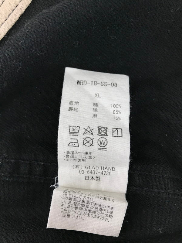 【中古品】【メンズ】 WEIRDO ウィアード FUCK U? WORK PANTS BLACK WRD-18-SS-08 ワーク パンツ ボトムス 153-260913-rt-05-tagh サイズ：XL カラー：ブラック 万代Net店