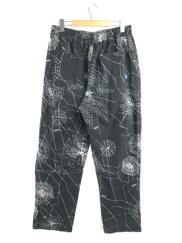 【中古品】【メンズ】 LAFAYETTE ラファイエット SPIDER WEB EASY PANTS LA241203 スパイダー ウェブ イージーパンツ ボトムス 153-260913-rt-03-tagh サイズ：L カラー：ブラック 万代Net店