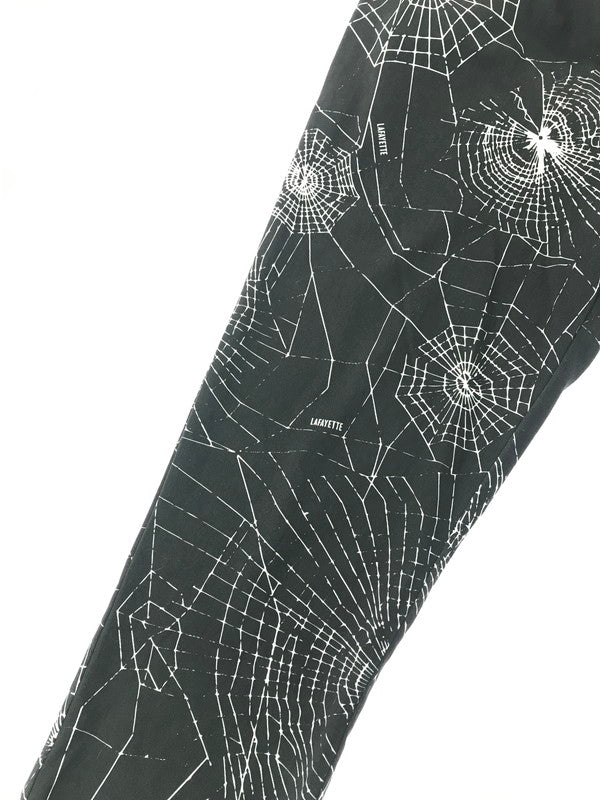 【中古品】【メンズ】 LAFAYETTE ラファイエット SPIDER WEB EASY PANTS LA241203 スパイダー ウェブ イージーパンツ ボトムス 153-260913-rt-03-tagh サイズ：L カラー：ブラック 万代Net店