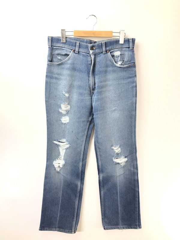 【現状渡し品】【メンズ】 LEVI'S ACTION CASUALS リーバイス アクション 70's 42TALON DAMAGE DENIM PANTS 70年代 42タロン ダメージ デニム パンツ ヴィンテージ 157-260913-rt-07-tagh サイズ：不明 下記参照 カラー：インディゴ 万代Net店