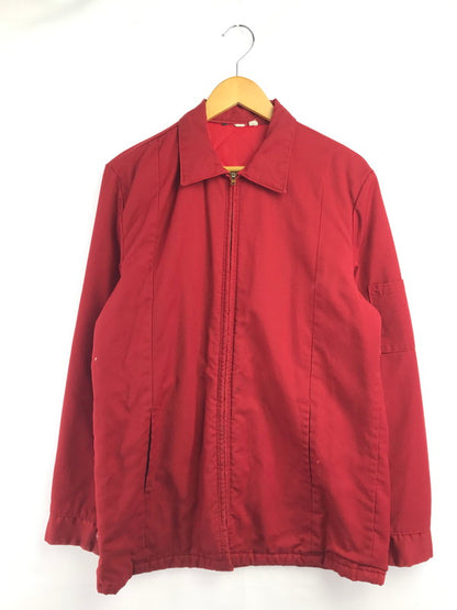 【現状渡し品】【メンズ】 VINTAGE ヴィンテージ WORK JACKET RED ワーク ジャケット TALONジッパー アウター 146-260917-rt-36-tagh サイズ：M カラー：レッド 万代Net店