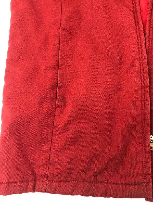 【現状渡し品】【メンズ】 VINTAGE ヴィンテージ WORK JACKET RED ワーク ジャケット TALONジッパー アウター 146-260917-rt-36-tagh サイズ：M カラー：レッド 万代Net店
