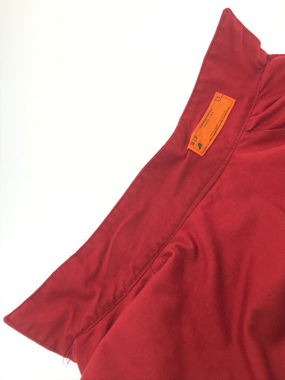 【現状渡し品】【メンズ】 VINTAGE ヴィンテージ WORK JACKET RED ワーク ジャケット TALONジッパー アウター 146-260917-rt-36-tagh サイズ：M カラー：レッド 万代Net店