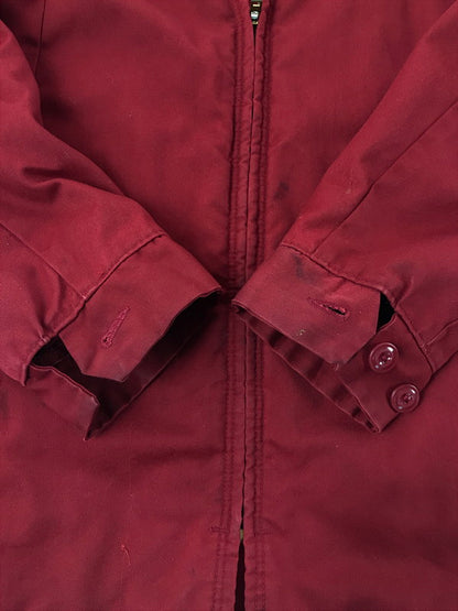 【現状渡し品】【メンズ】 VINTAGE ヴィンテージ WORK JACKET RED ワーク ジャケット TALONジッパー アウター 146-260917-rt-36-tagh サイズ：M カラー：レッド 万代Net店