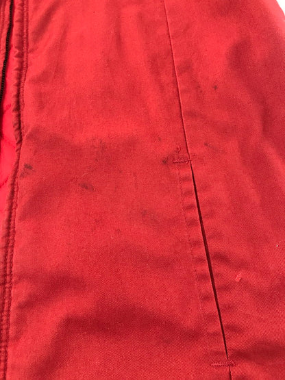 【現状渡し品】【メンズ】 VINTAGE ヴィンテージ WORK JACKET RED ワーク ジャケット TALONジッパー アウター 146-260917-rt-36-tagh サイズ：M カラー：レッド 万代Net店