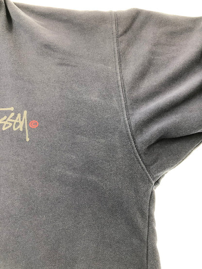 【現状渡し品】【メンズ】 OLD STUSSY オールド ステューシー 00's LOGO HOODIE USA製 銀タグ 2000年代 ロゴ フーディー パーカー トップス 142-260909-rt-07-tagh サイズ：M カラー：ネイビー 万代Net店