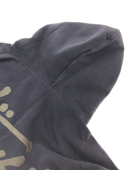 【現状渡し品】【メンズ】 OLD STUSSY オールド ステューシー 00's LOGO HOODIE USA製 銀タグ 2000年代 ロゴ フーディー パーカー トップス 142-260909-rt-07-tagh サイズ：M カラー：ネイビー 万代Net店