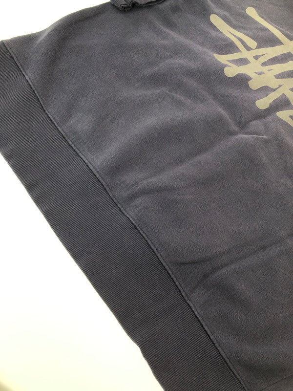 【現状渡し品】【メンズ】 OLD STUSSY オールド ステューシー 00's LOGO HOODIE USA製 銀タグ 2000年代 ロゴ フーディー パーカー トップス 142-260909-rt-07-tagh サイズ：M カラー：ネイビー 万代Net店