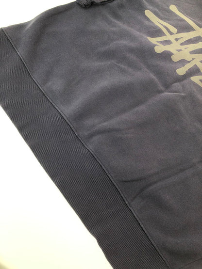 【現状渡し品】【メンズ】 OLD STUSSY オールド ステューシー 00's LOGO HOODIE USA製 銀タグ 2000年代 ロゴ フーディー パーカー トップス 142-260909-rt-07-tagh サイズ：M カラー：ネイビー 万代Net店